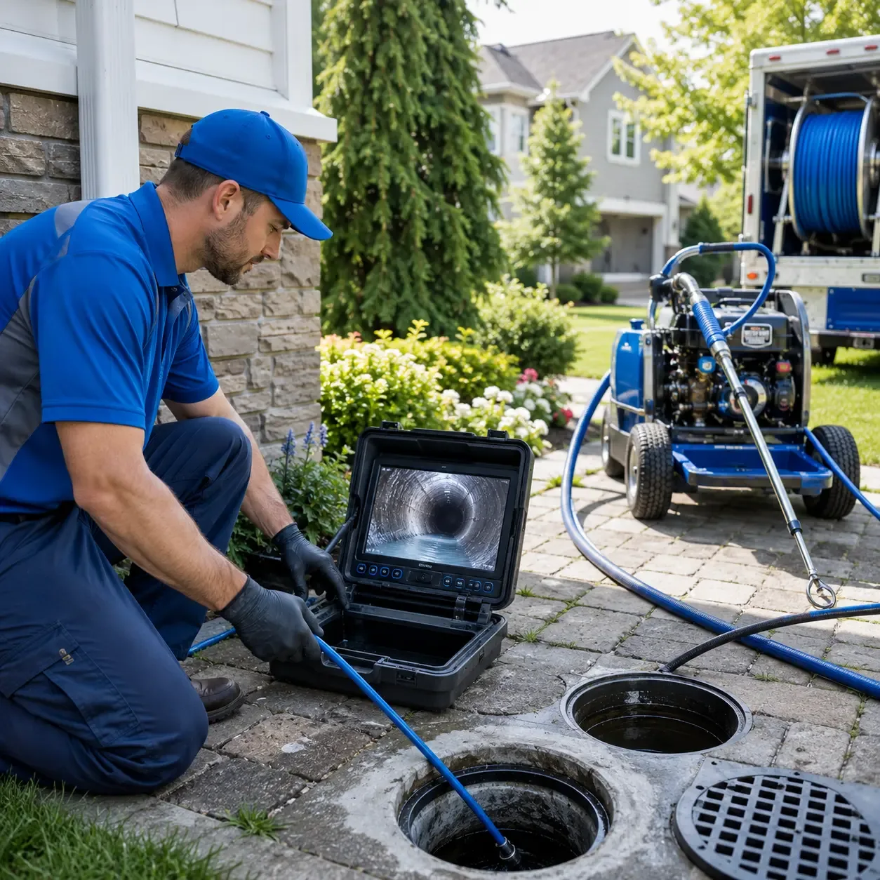 Outdoor drain cleaning professionals serving Elkader, IA